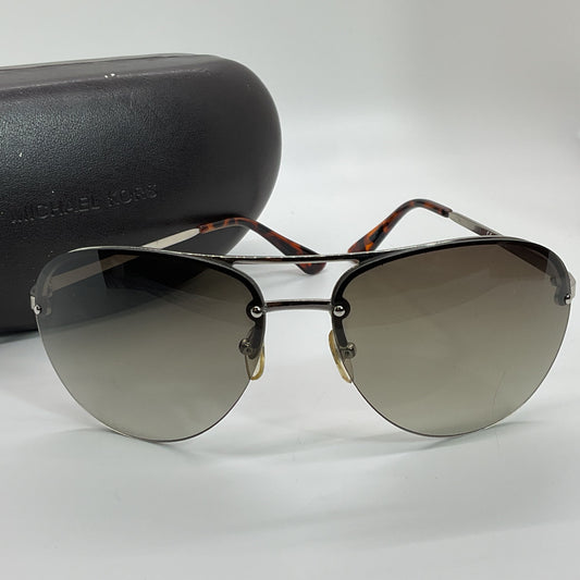 MICHAEL KORS Kai M2068S Men's Silver Tone Lens Aviator Sunglasses- 62[ ]15 130