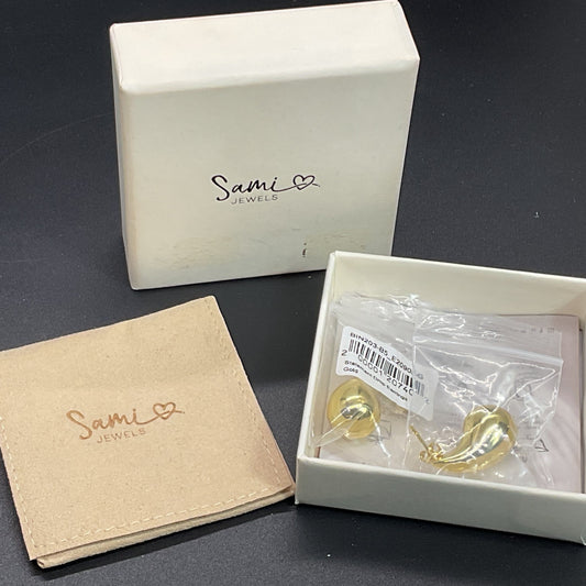 NEW SAMI JEWELS Gold Tone Teardrop Earrings