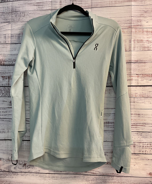Women's Run On Clouds Green Climate Shirt Size S