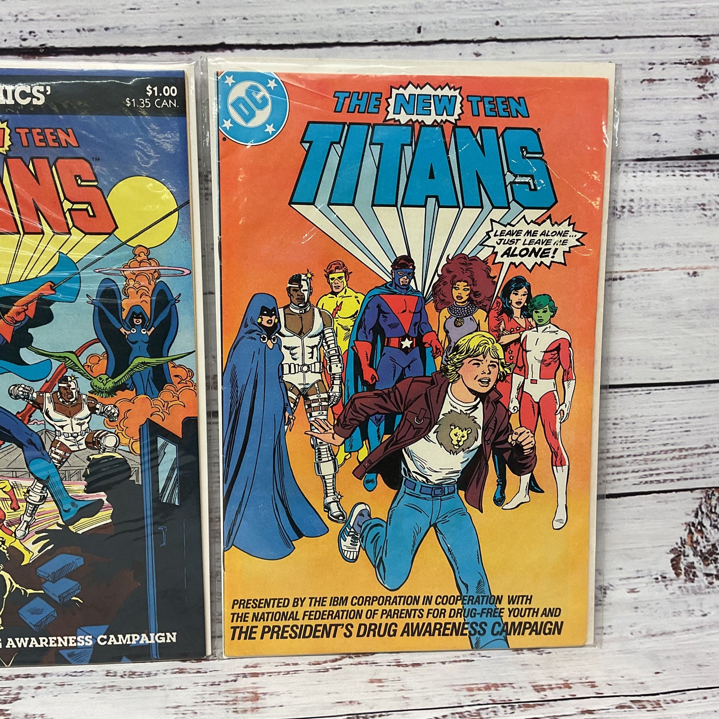 The New Teen Titans Keebler NSDI IBM Drug Awareness Lot Of 3 Comic Books