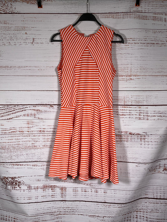Opening Ceremony Orange/White Striped Sleeveless Dress - Size L