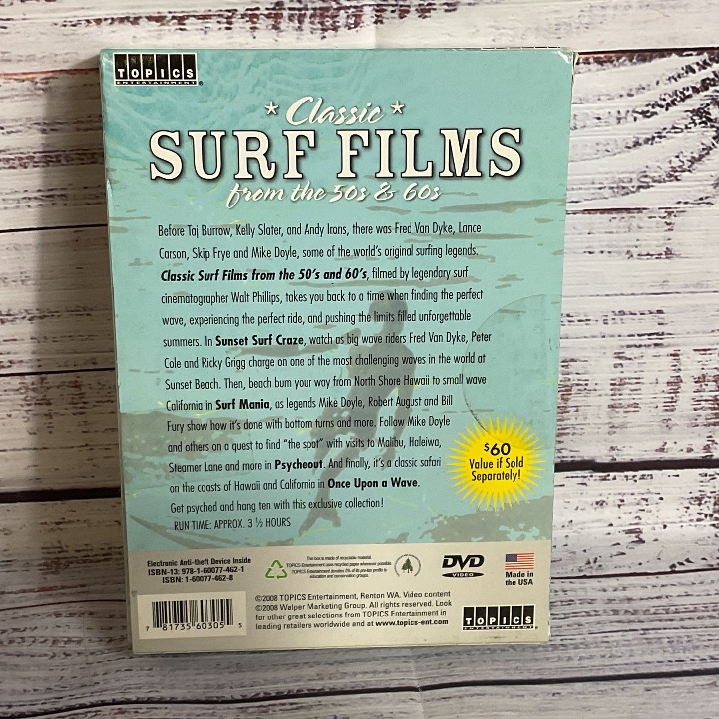Classic Surf Films from the 50s and 60s DVD 4-Disc Set