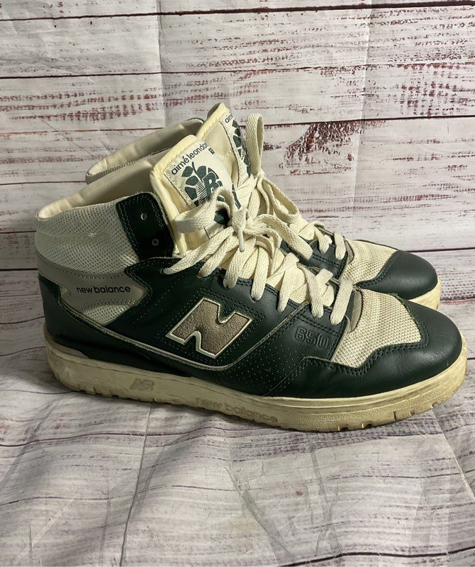New Balance 650R x Aime Leon Dore ALD Botanical Green & Cream Size 12