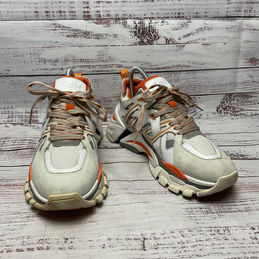 Ash Flash White Orange Sneaker Shoe Women Size 7.5