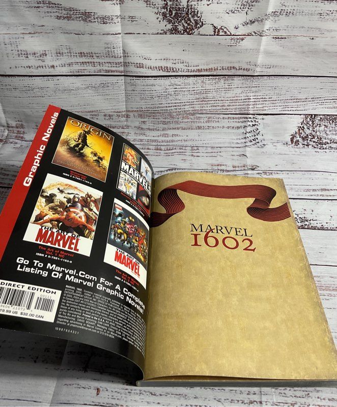 Marvel 1602 Neil Gaiman First Printing Good Condition