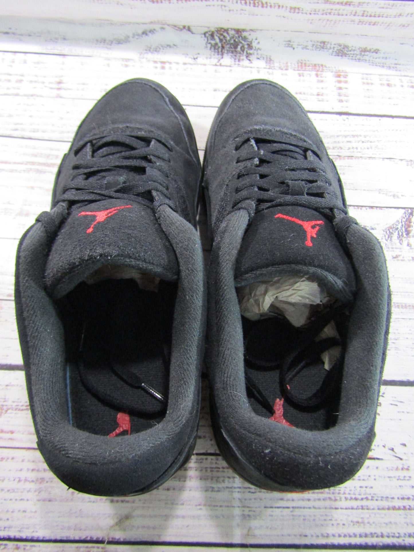 Nike Jordan Flight Court Men's Black Suede Low Top Sneaker Size 13 HF3255-001