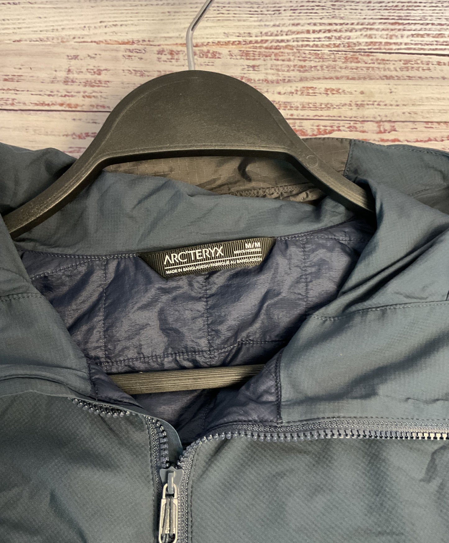 Men's Arc'Teryx Shift Nasdaq Bluegray Jacket with hood Size M