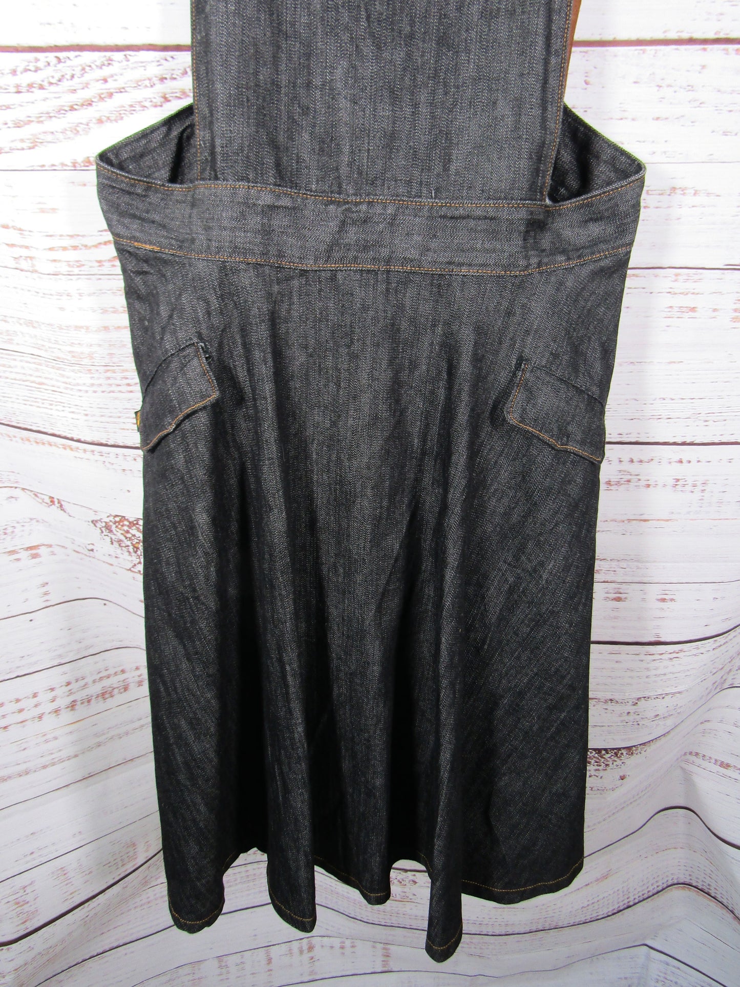 Tobs Thread & Mitre Women's Blue Denim Skirt Overalls Size XXL