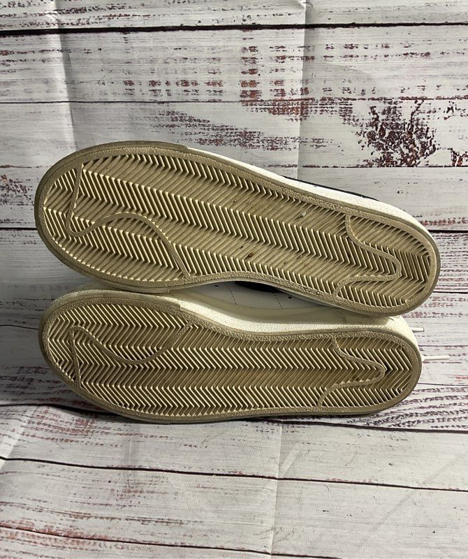 Nike Blazer Low Platform Women's Shoes DJ0292-101 Black White Size 7.5