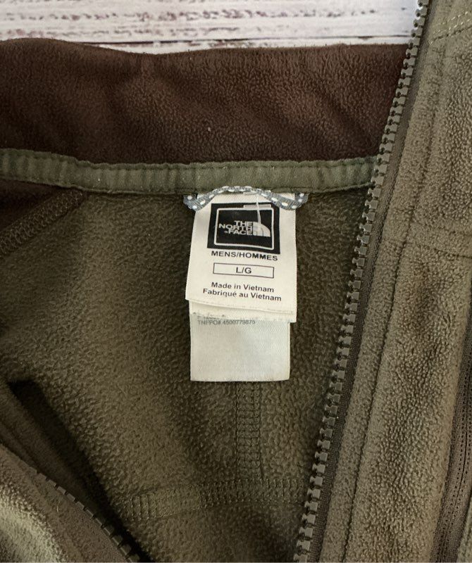 Men's The North Face Olive Green/Brown Jacket Size L