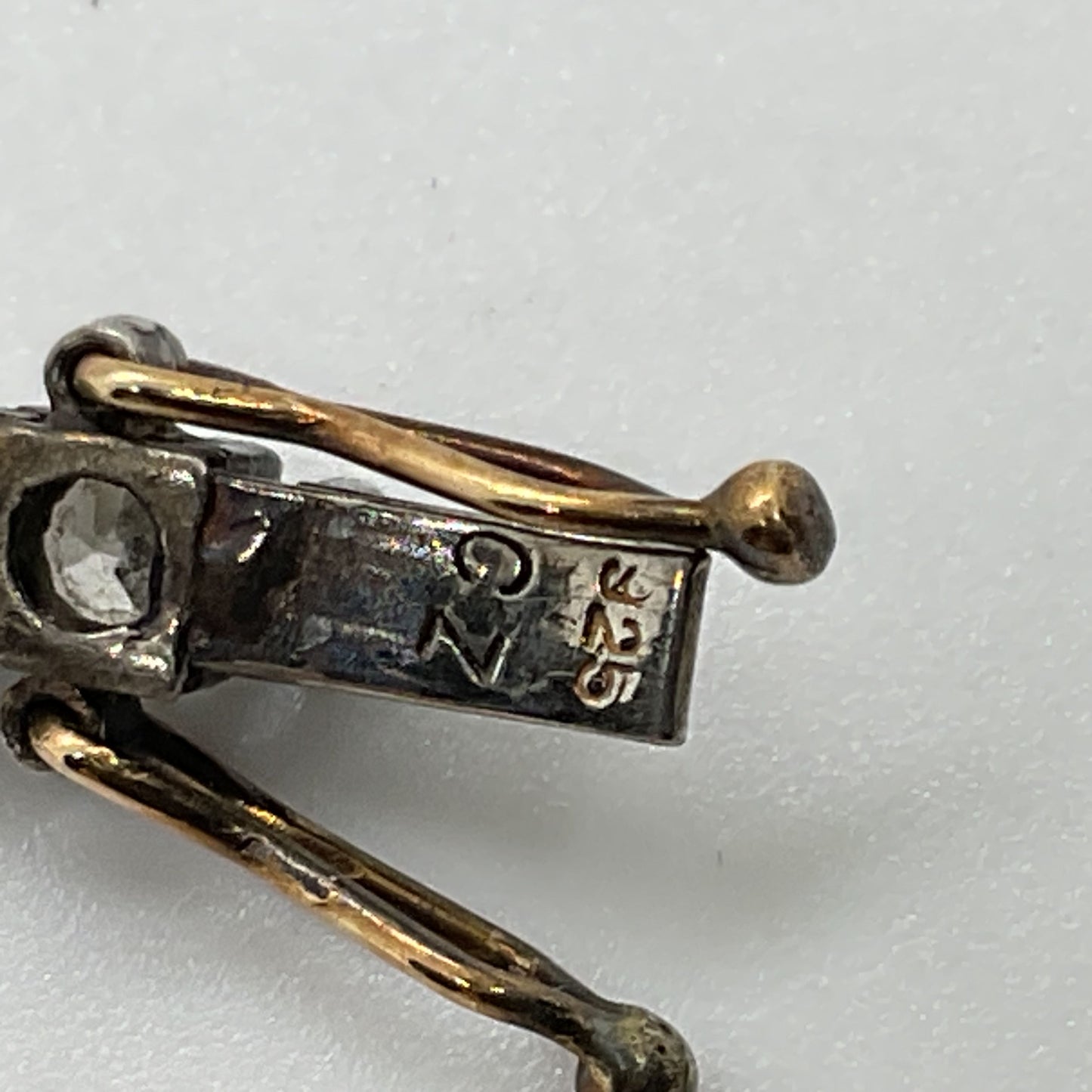 Sterling Silver & Cubic Zirconia 7.5" Tennis Bracelet- 10.76g