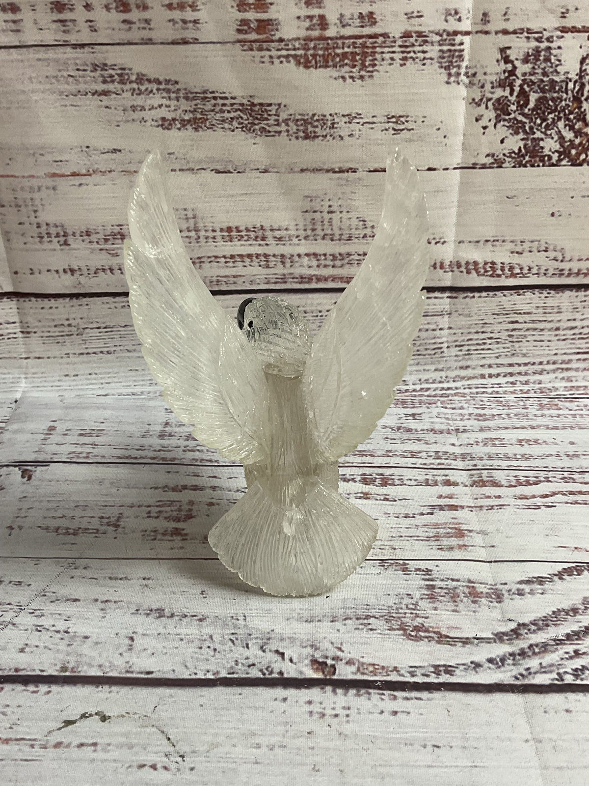 Small Glass Eagle Statue Decor