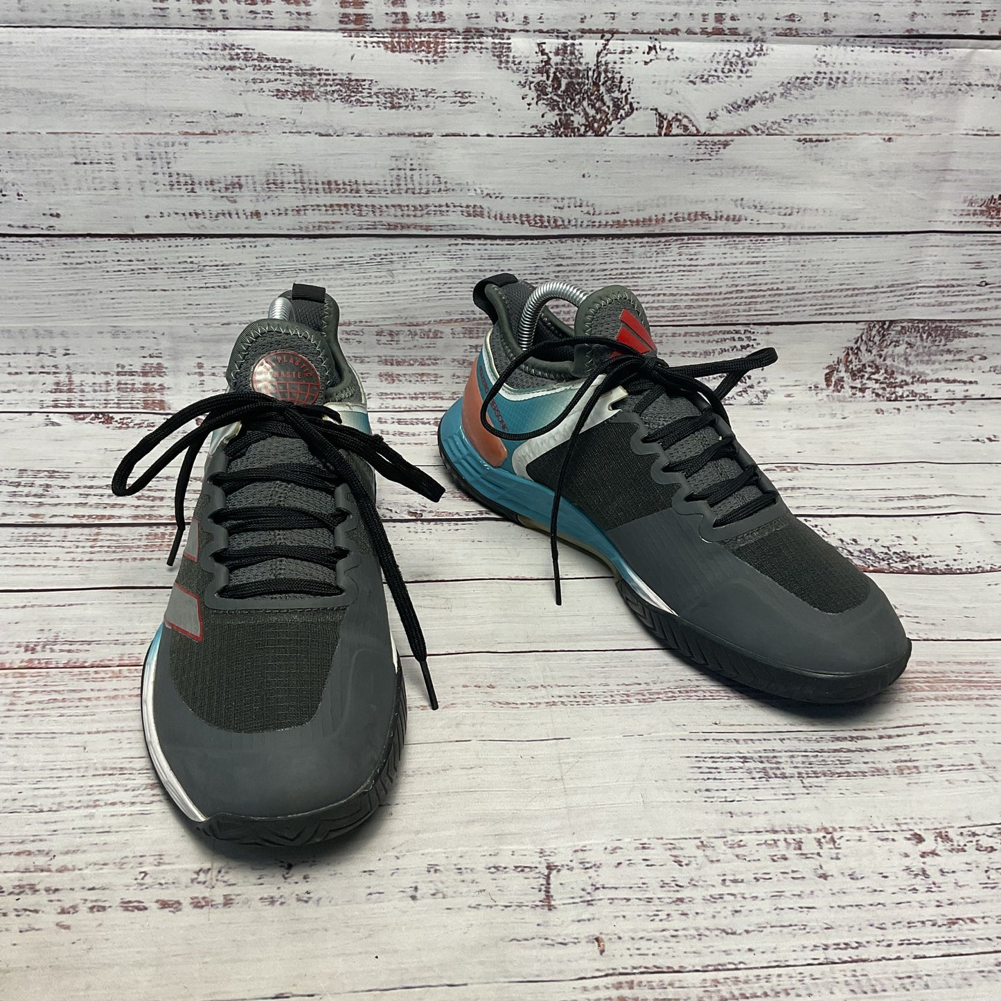 adidas Adizero Ubersonic 4 Blue Sneaker Athletic Shoe Women Size 7.5