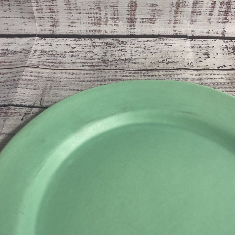Cyclamen Green Ceramic 9" Plate By Julie Sanders
