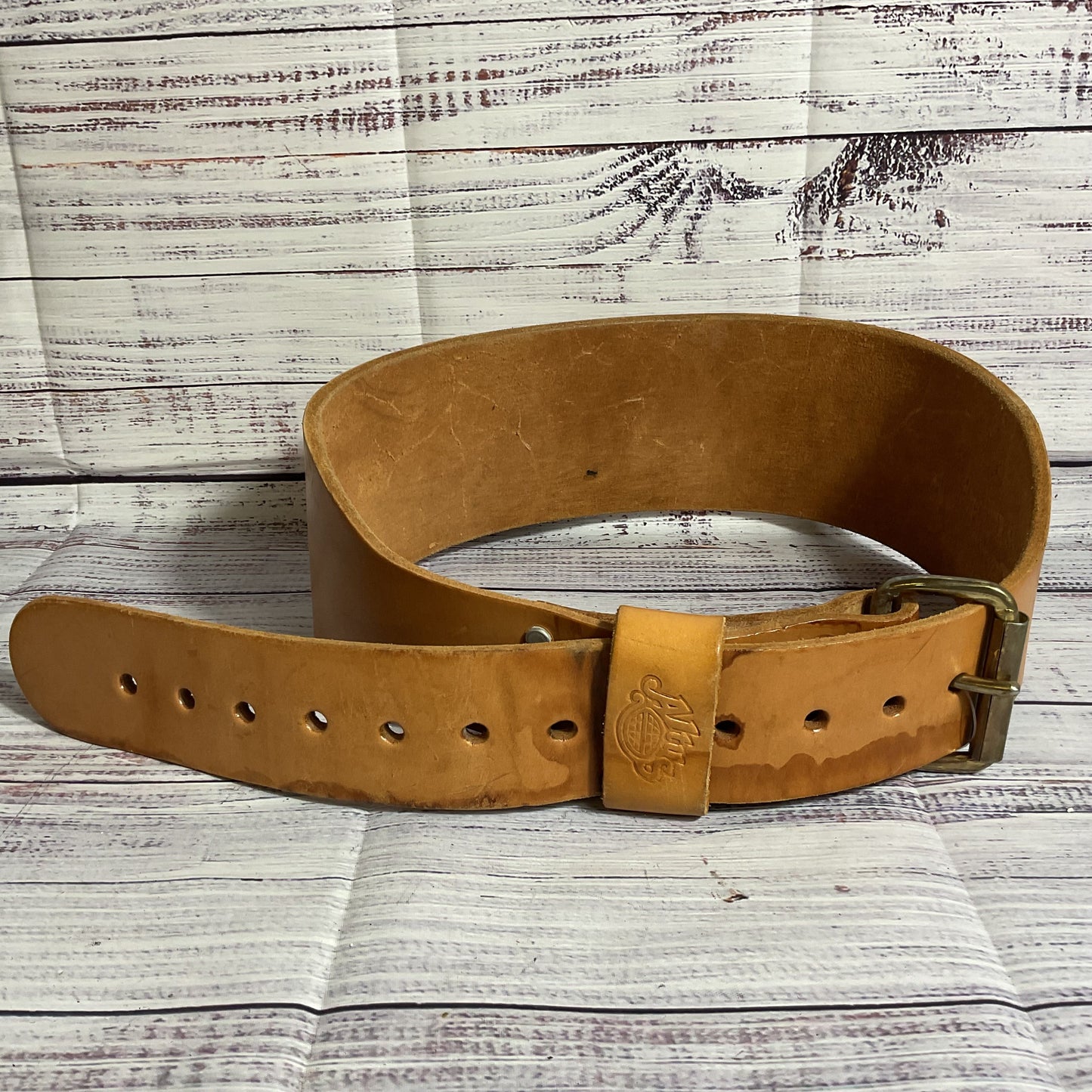 ALTUS Leather Weight Lifting Belt Large 34-42 Gym Training