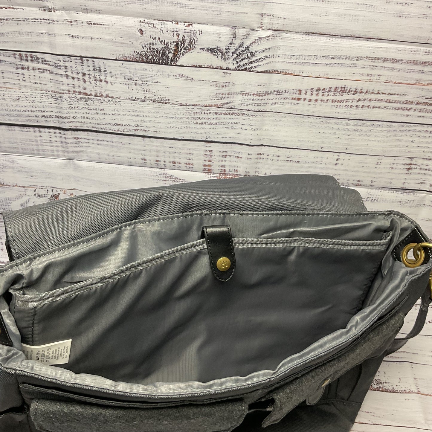 Product Of The North Grey Belfast x PSP Messenger Bag Polyester 14"x12"x4" New