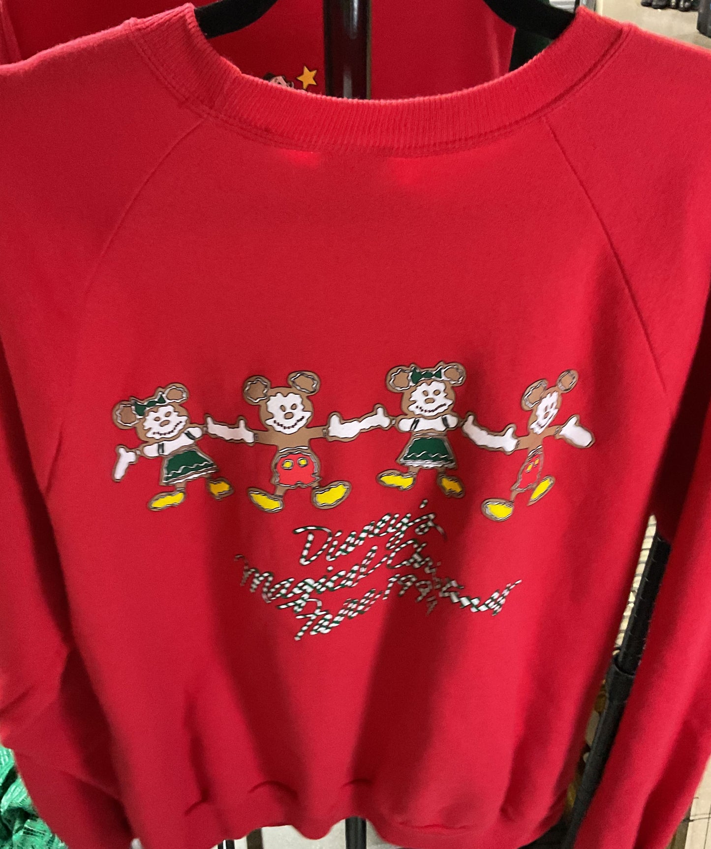 Vintage Hanes Disney Red Magical Christmas Sweater - Size XXL