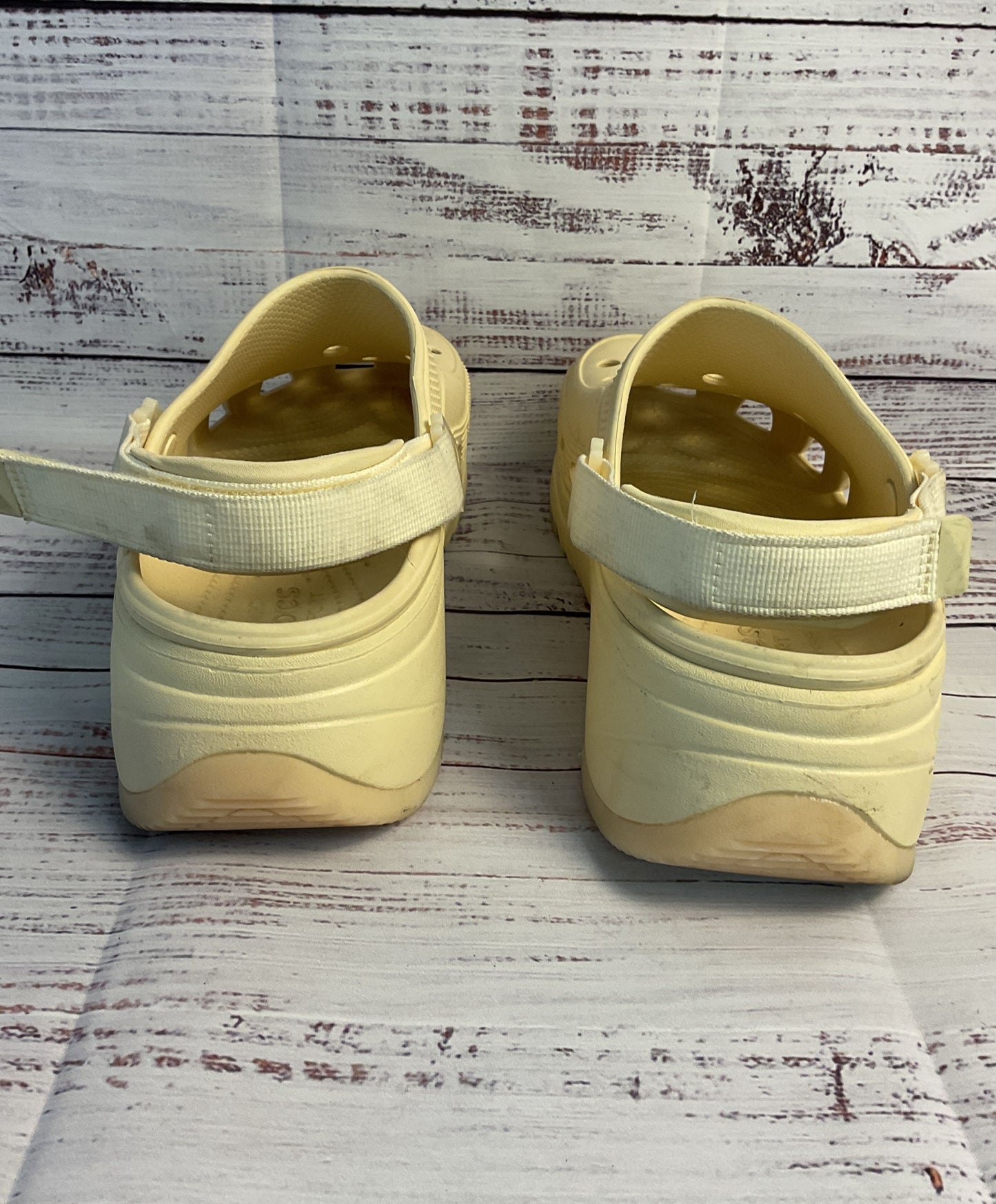 Men's Crocs Beige Slip On Clog Size 11