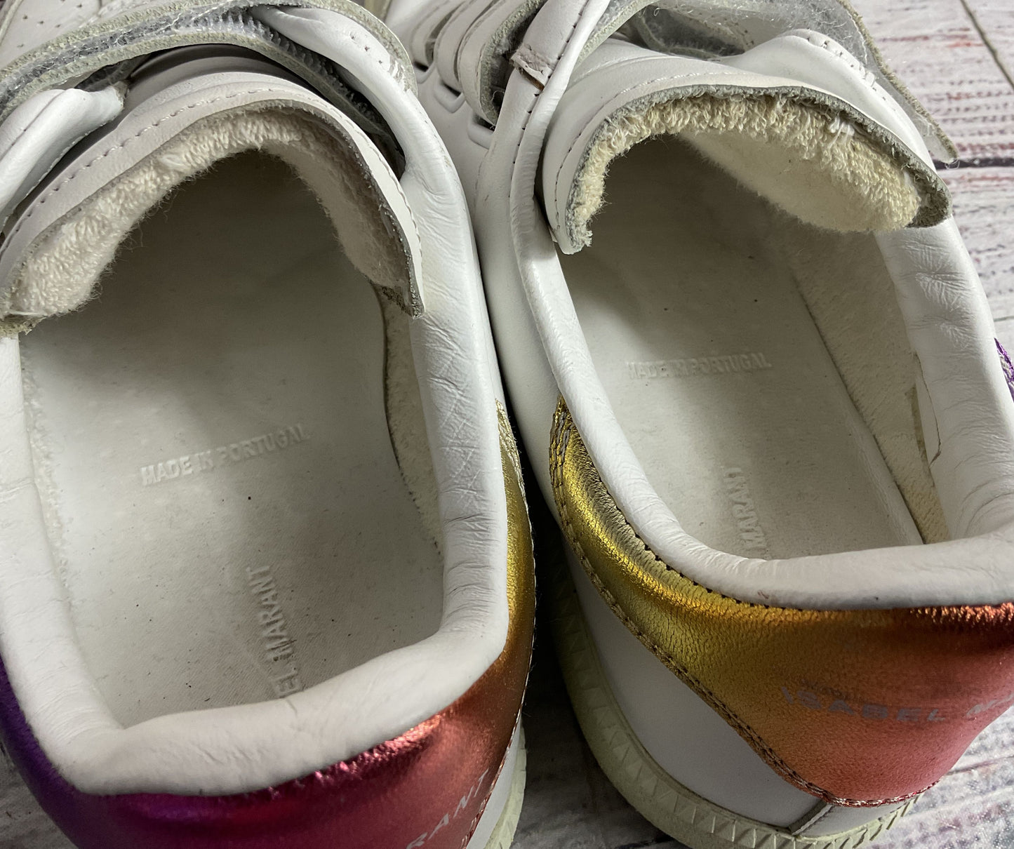 Isabel Marant Leather Beth Sneaker Multicolor 41