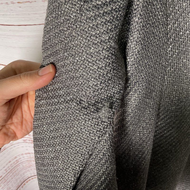 Banana Republic Gray Tweed Round Neck Line Jacket - Size S