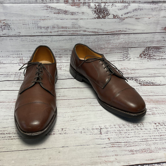 Allen Edmonds Brown Leather Toe Cap Oxford Dress Shoe Men Size 12