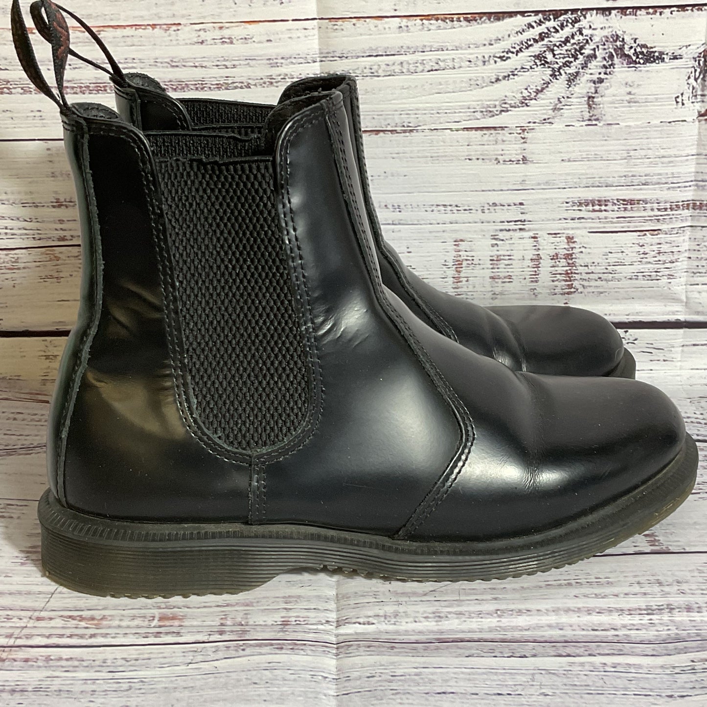 DR. MARTEN'S Women's Black Flora Chelsea Boots- SZ 6