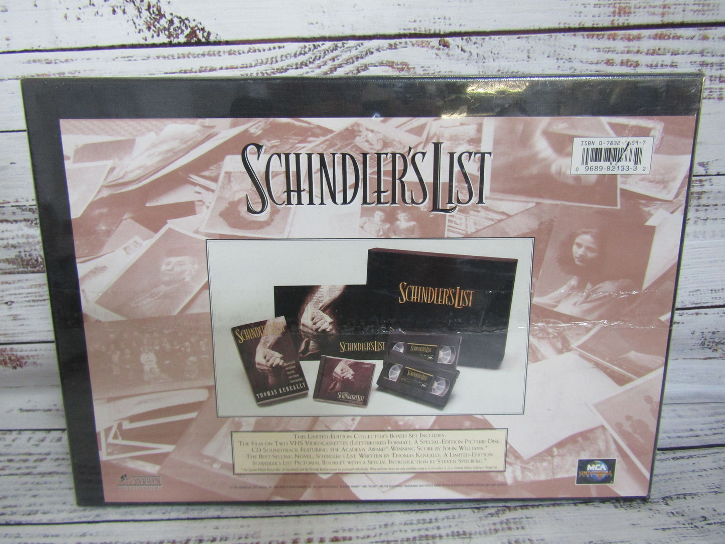 Schindler's List Limited Edition Collector's VHS Box Set & DVD