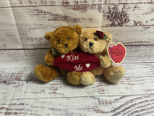 Vintage March Of Dimes Bean Bags For Babies Tommy And Tammy Valentines Bears