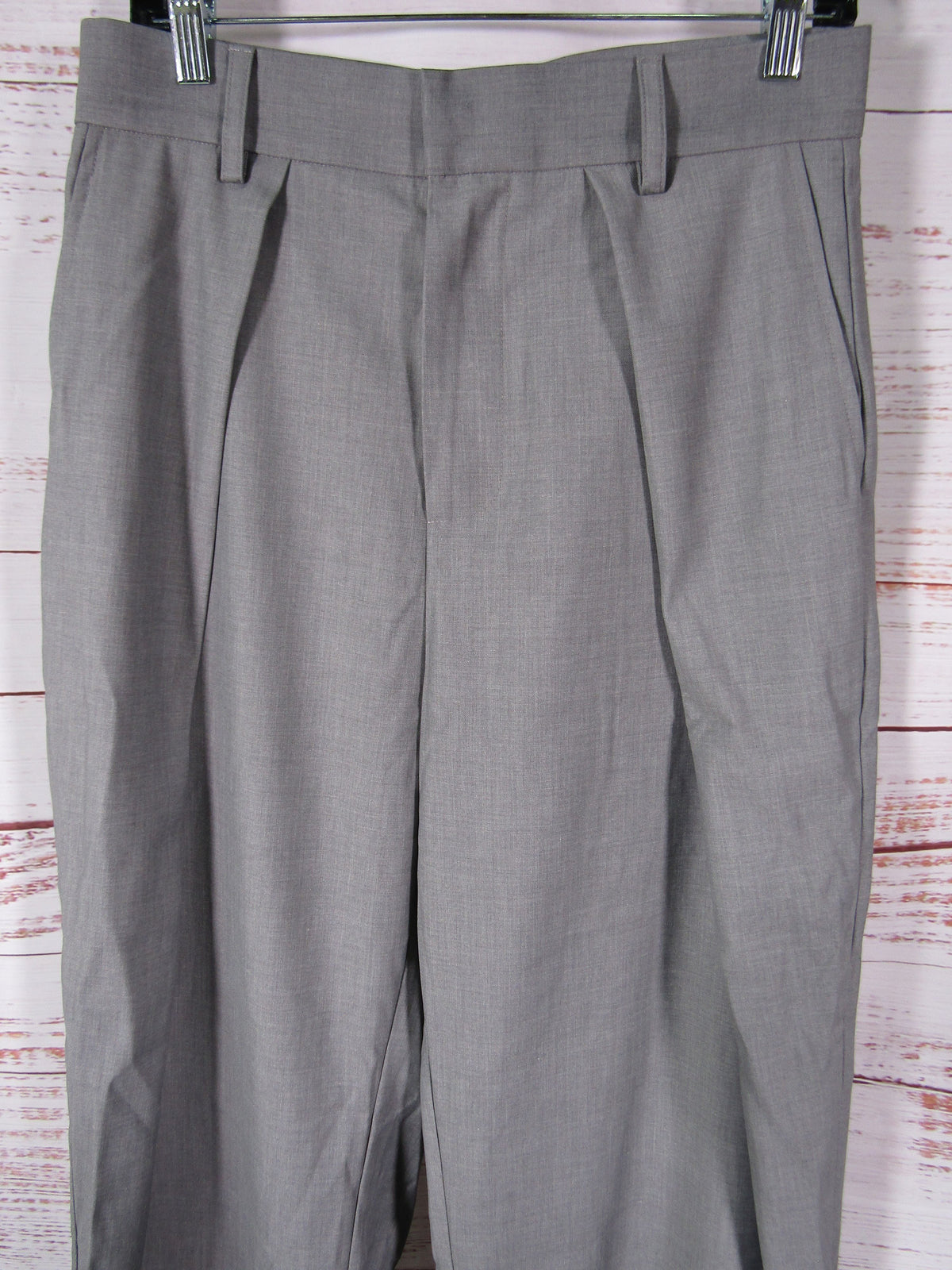 Salt Murphy Tyrian Men's Gray Wide Leg Dress Pants Trousers Size 28