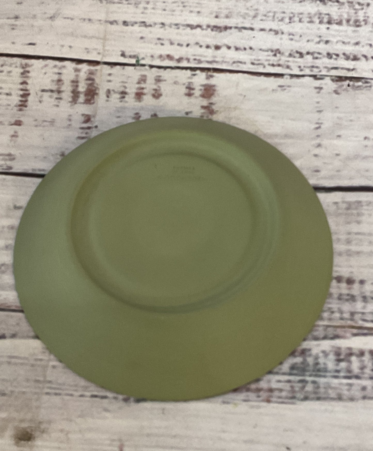 Wedgwood Jasperware Matte Finish Demitasse Cup & Saucer Sage Green