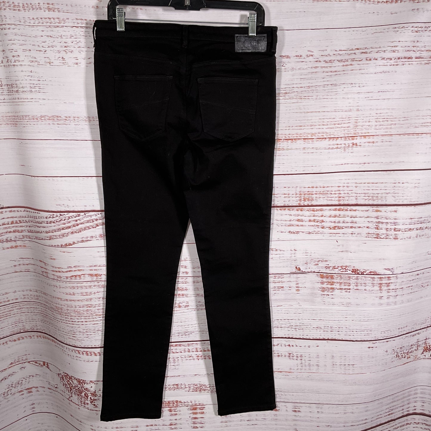 NWT DIESEL Skinzee High-XP Women's Black Super Slim Skinny Jeans- SZ 31W x 30L