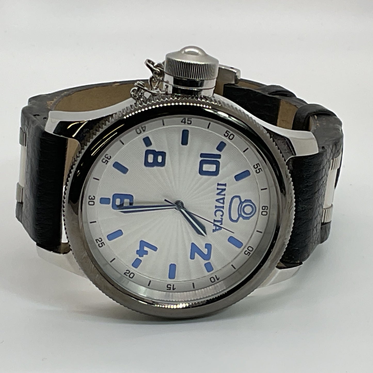 INVICTA Russian 1959 Diver Men's Watch with Black Band- NEEDS BATTERY
