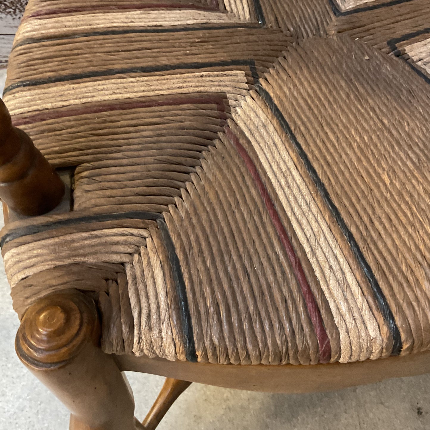 VTG./ANTIQUE KAILER??? French Straw Seat Directoire Style Ladderback Chairs