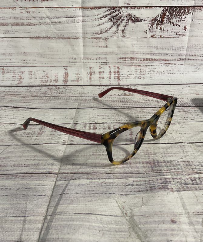 Warby Parker Women's Eyeglasses Cora 8254 Tortoise/Pink Square Frames Only!