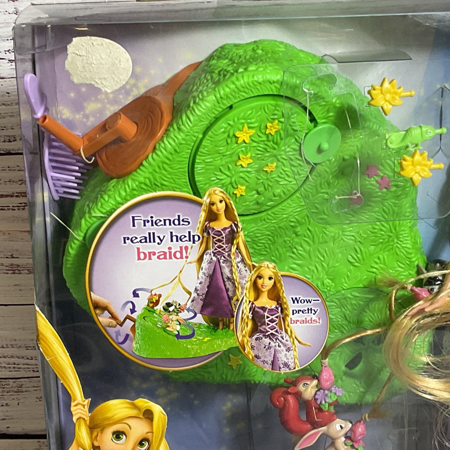 NOB Mattel Rapunzel Braiding Friends Hair Braider