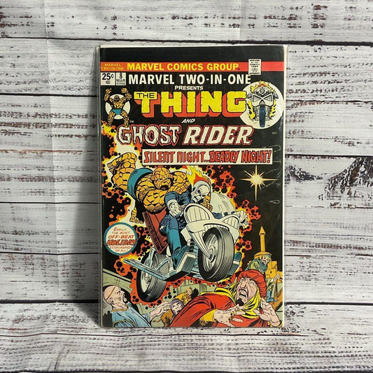 VTG. 1983 The Thing And Ghost Rider Issue #8 Marvel Comics Ungraded