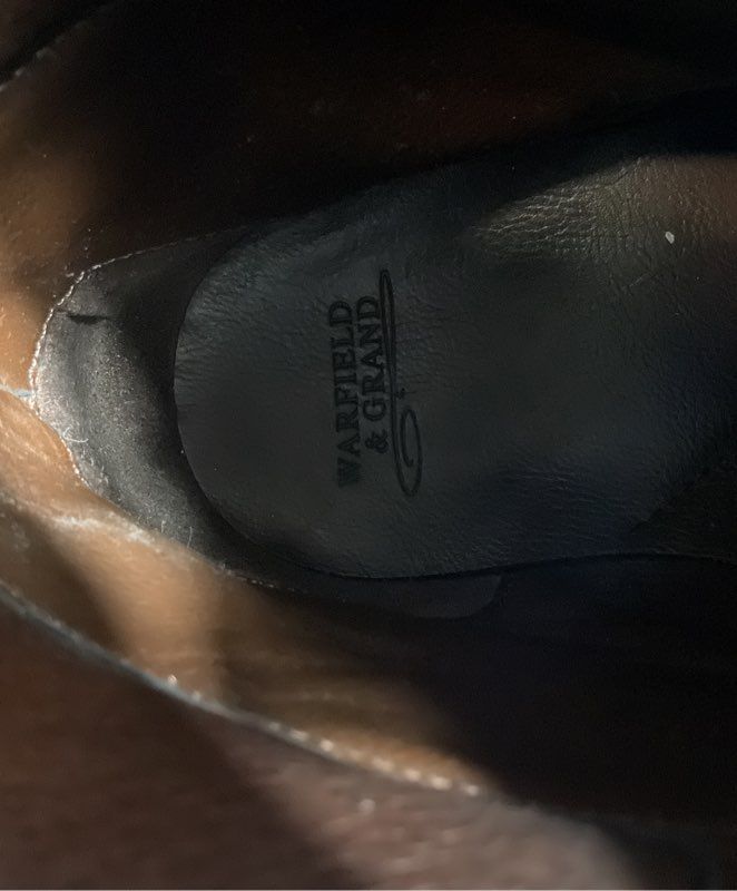 Warfield & Grand Presidio Tip 113806 Gentleman’s Brown Leather Boots Size 10