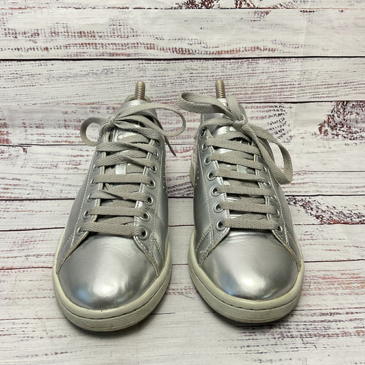 adidas RAF Simons x Stan Smith Silver Sneaker Athletic Shoe Teens Size 5.5