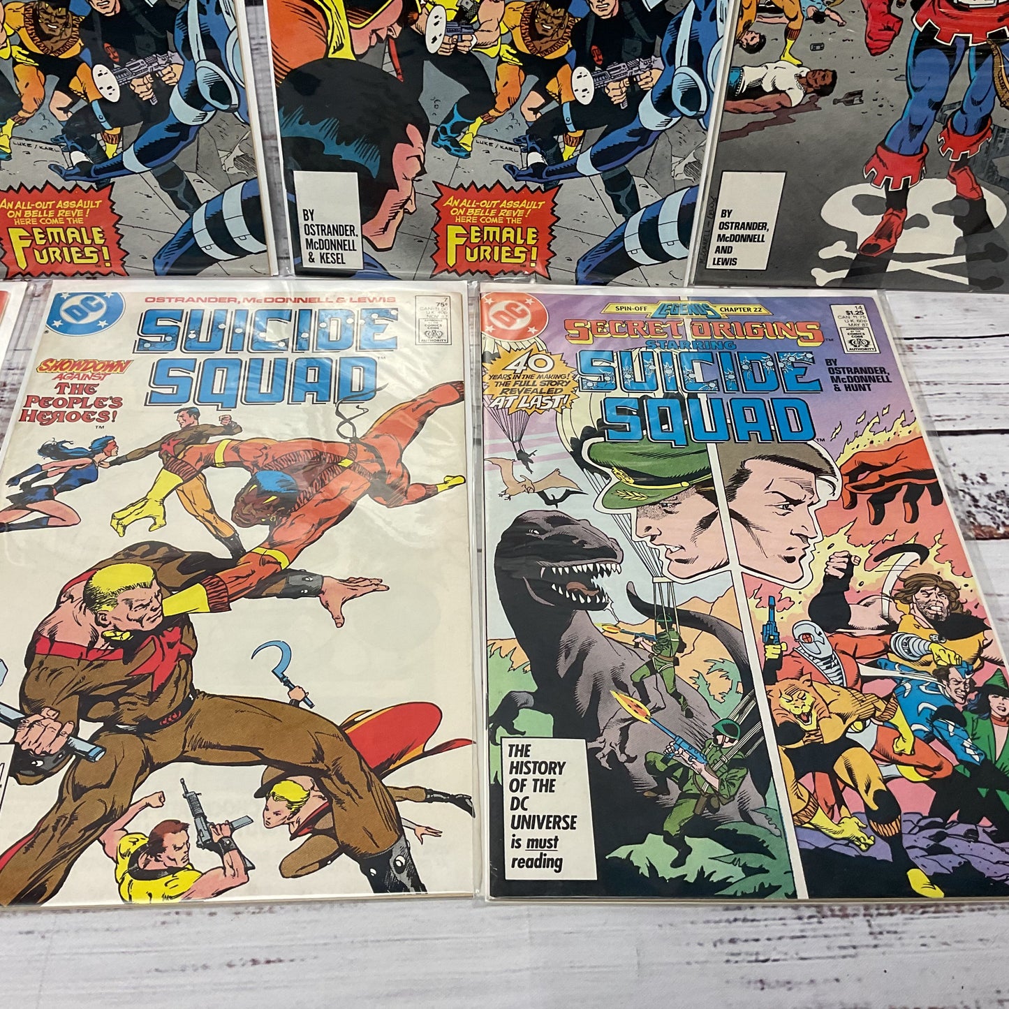 Suicide Squad Issues# 2,3,3,4,6,7,14 Dc Comic Books Lot Of 7