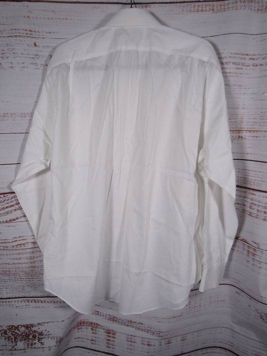 Ralph Lauren Men's White Long Sleeve Button Down Dress Shirt Size 17