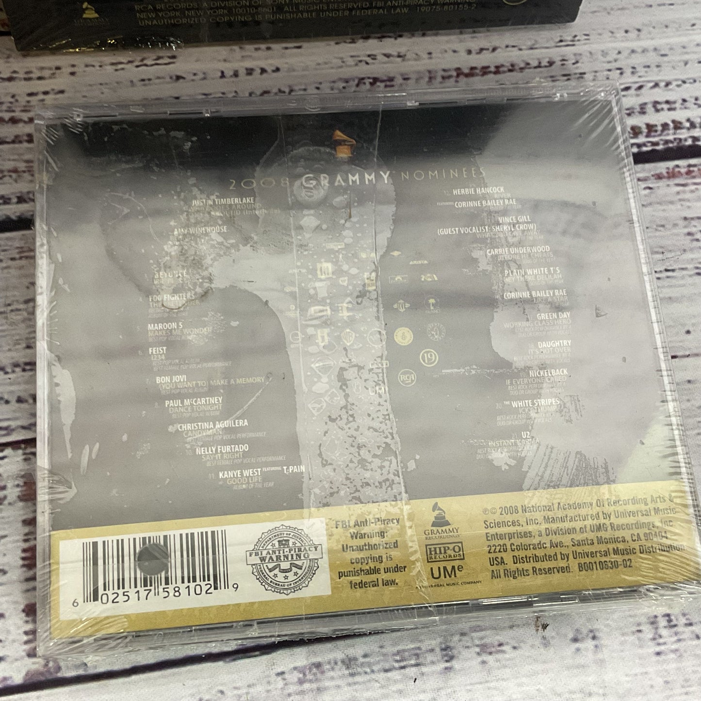 NEW SEALED 2008 & 2018 Grammy Nominees CD's
