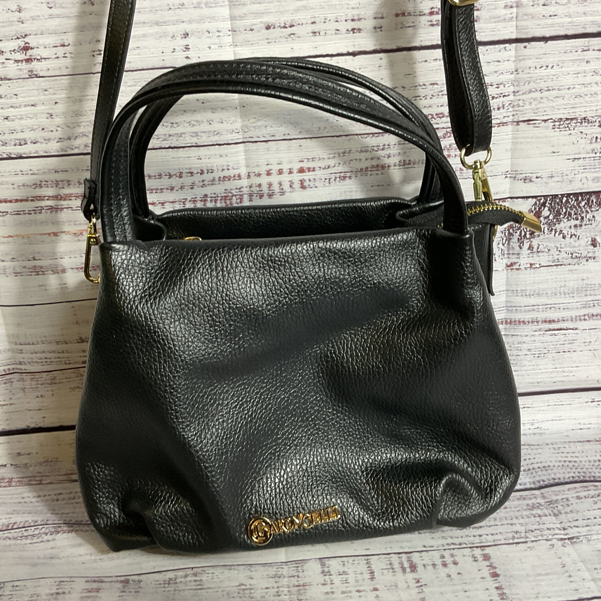 BARONCELLI Women's Black Crossbody/Handbag Purse