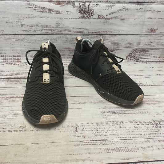Kuru Atom Black Athletic Sneaker Running Shoe Women Size 9.5