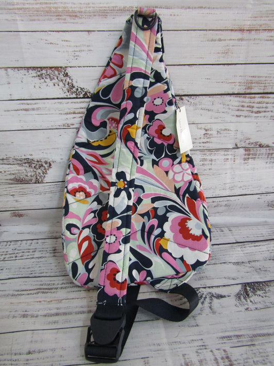 Vera Bradley Women's Multi-Color Floral Paisley Essential Sling Backpack
