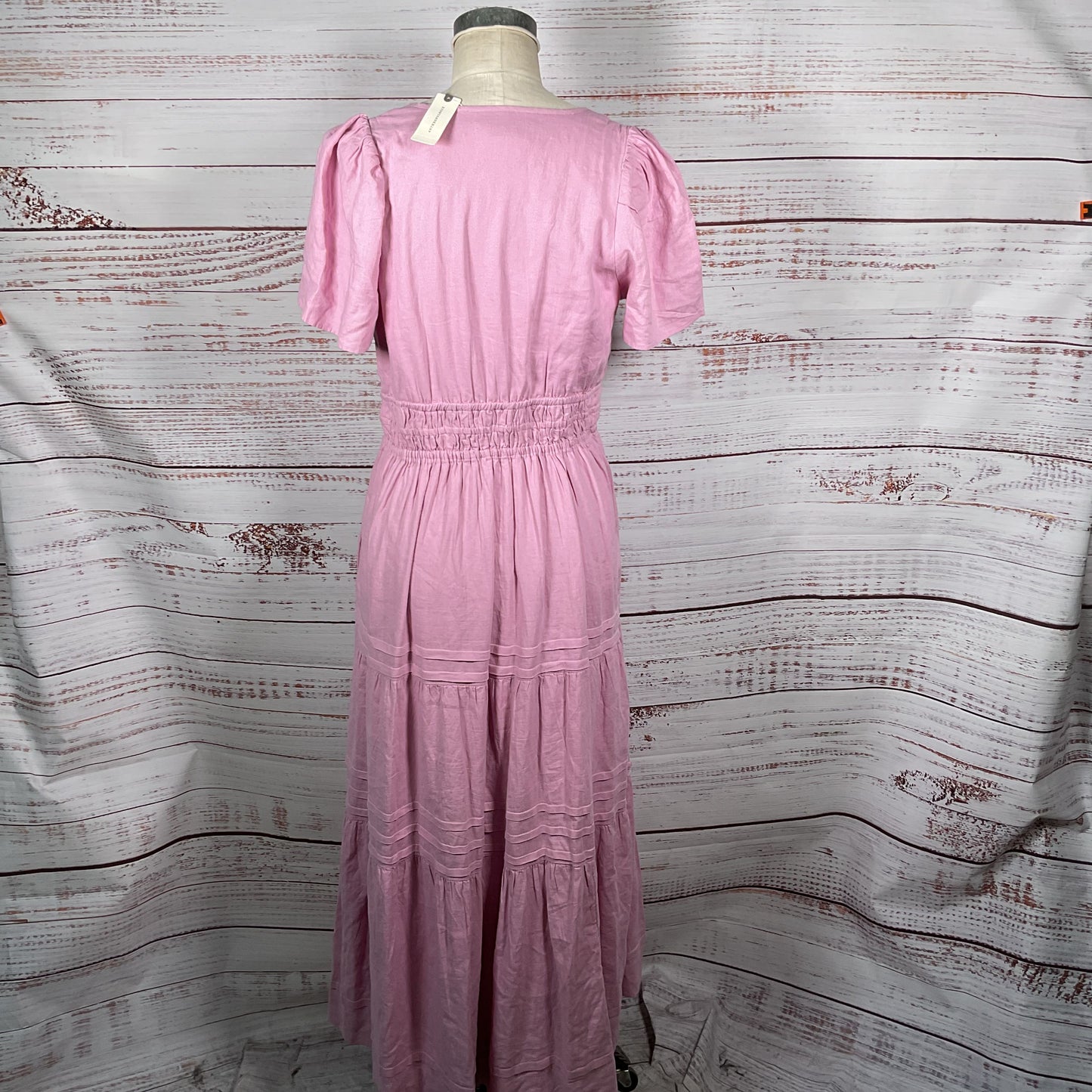 NWT ANTHROPOLOGIE Women's Pink Lila Sommerset Long Dress- SZ M