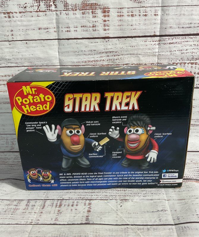 NEW Hasbro Star Trek Mr. Potato Head Spock And Uhura
