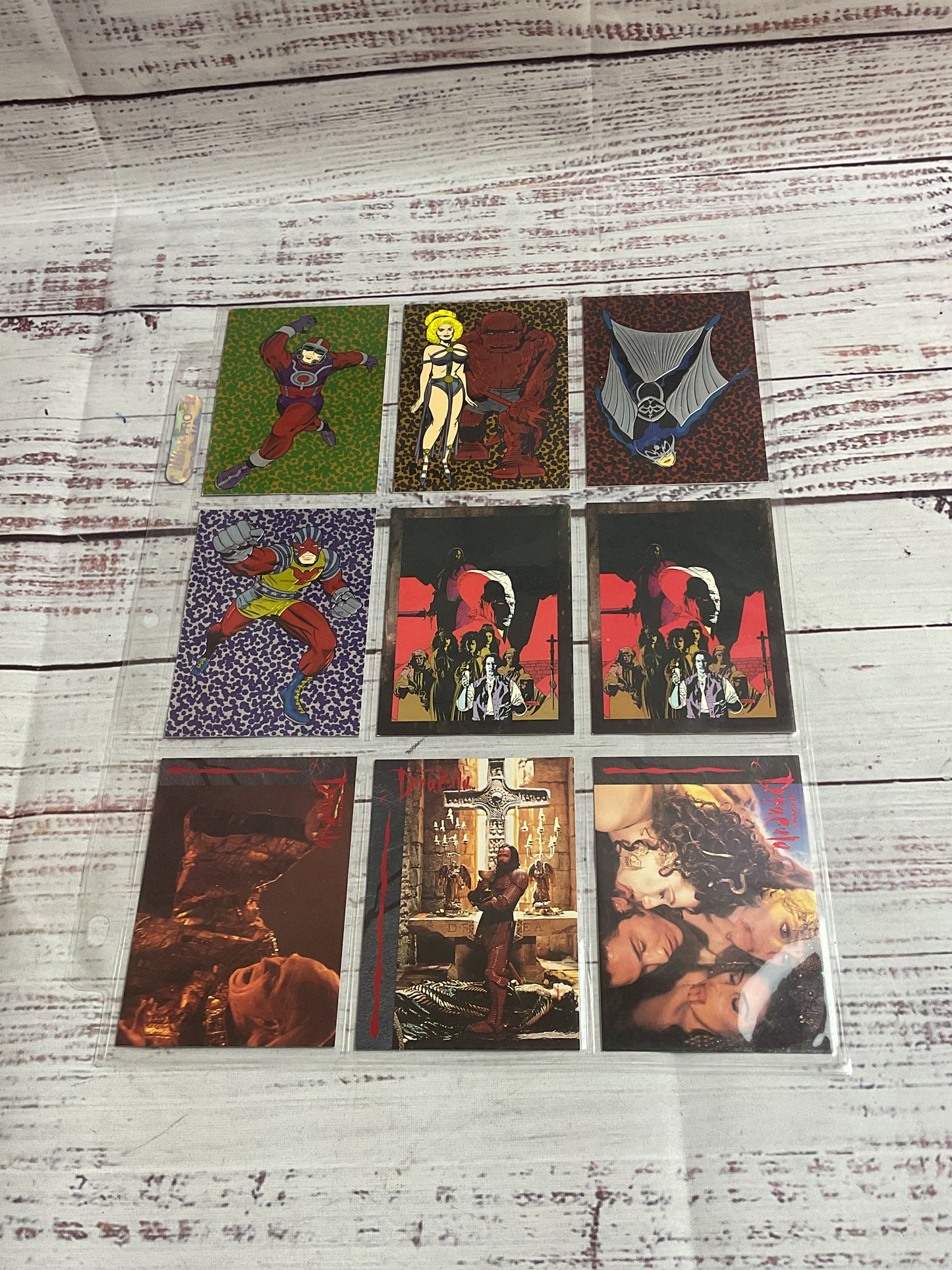 Lot Of Miscellaneous Comic Trading Cards X-Men DC Marvel Topps