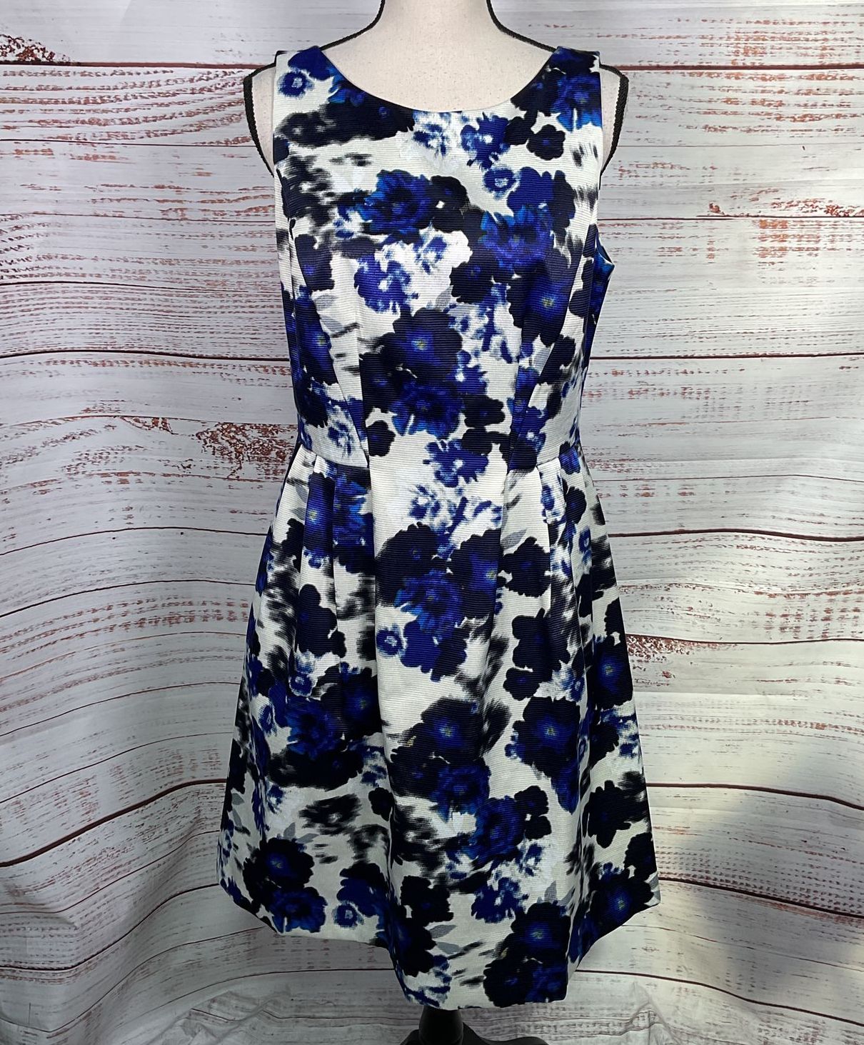 Vince Camuto Floral Print Fit & Flare Dress 12
