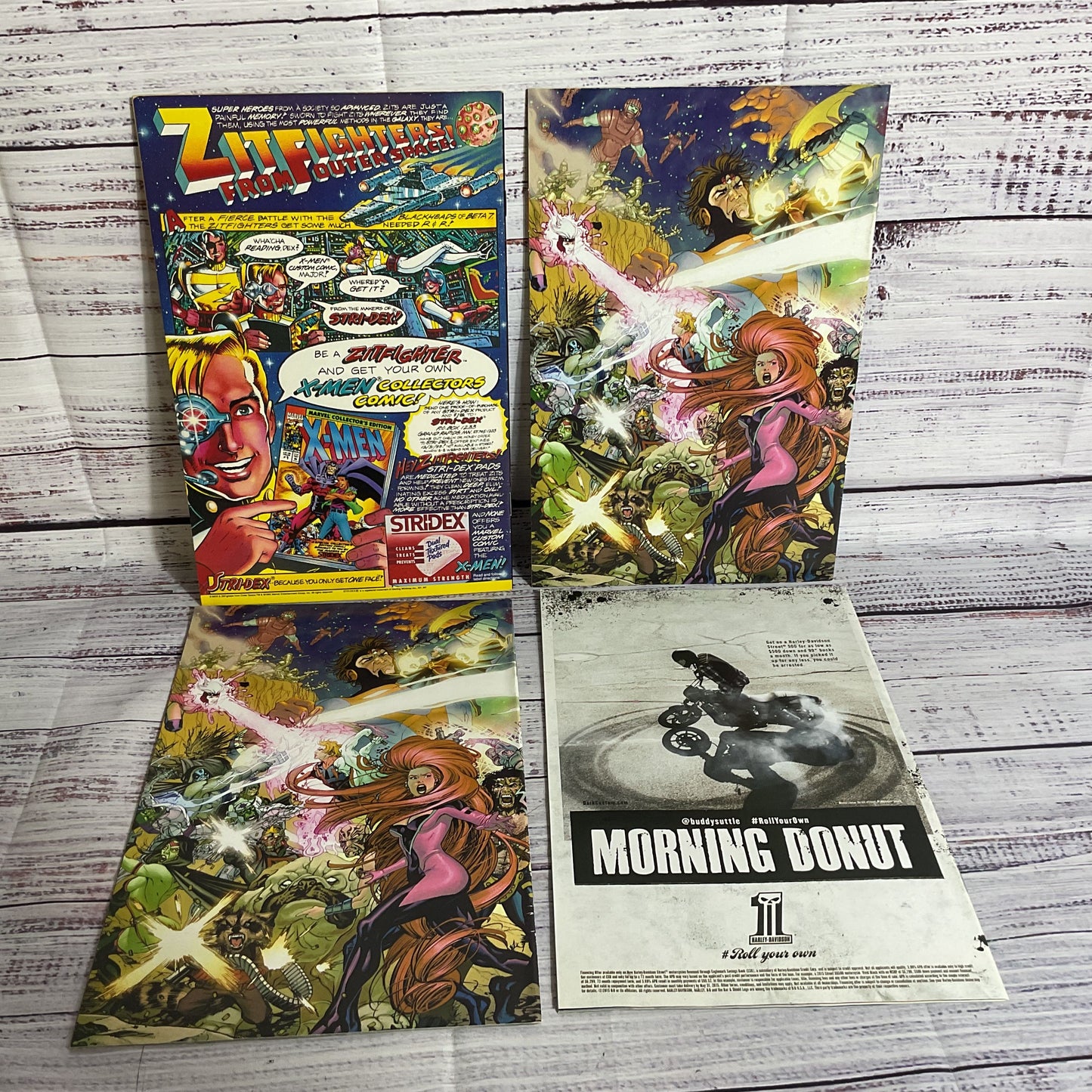 Mixed Lot of 4 MARVEL Comic Magazines