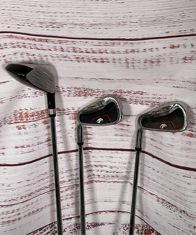 Top Flite Set of 10 Women's Left Handed Golf Clubs Stainless Steel